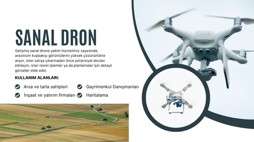 Sanal Drone İle Tarla Ve Arsa Çeki̇mi̇